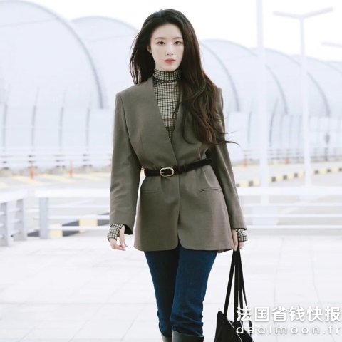 COS@叶舒华 同款不同色无领西装外套