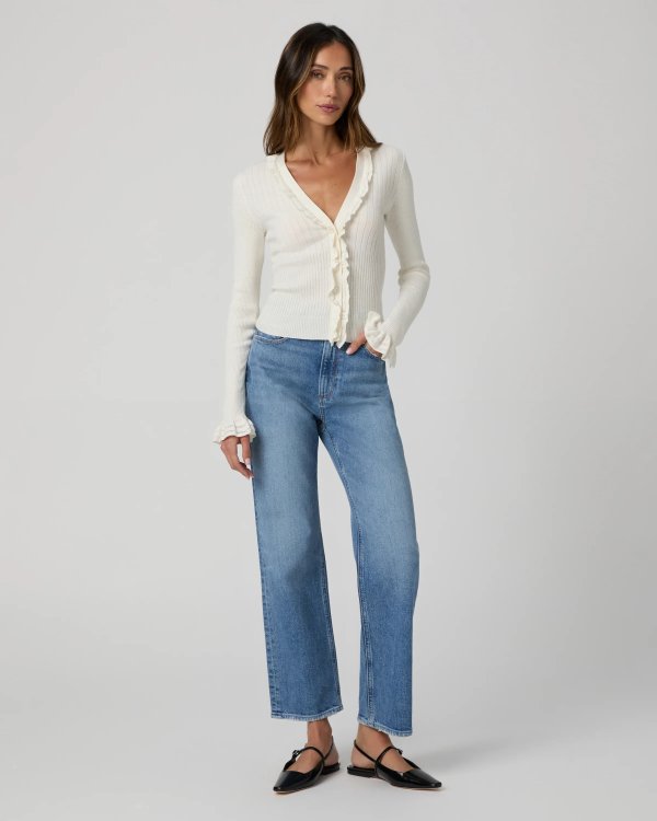 Stevie 直筒九分牛仔裤