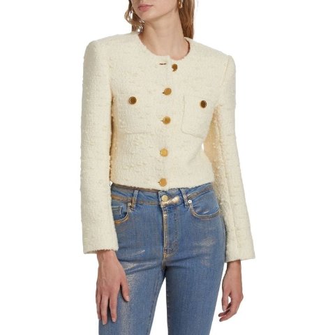 FRAMEBoucle Crop Jacket