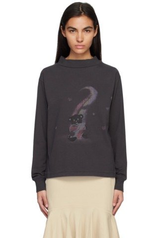 彩虹泰迪长袖衫