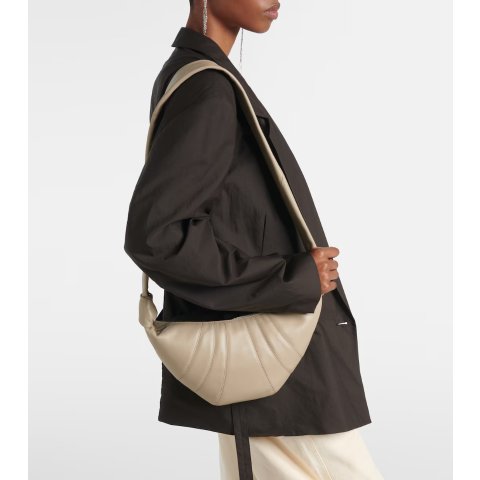 LemaireCroissant Small Leather Shoulder Bag