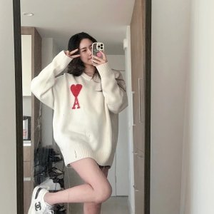 Eraldo秋冬新品 ami加厚经典款毛衣$631