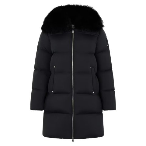 Moose KnucklesBelle Dune Down Jacket Faux-Fur Trim