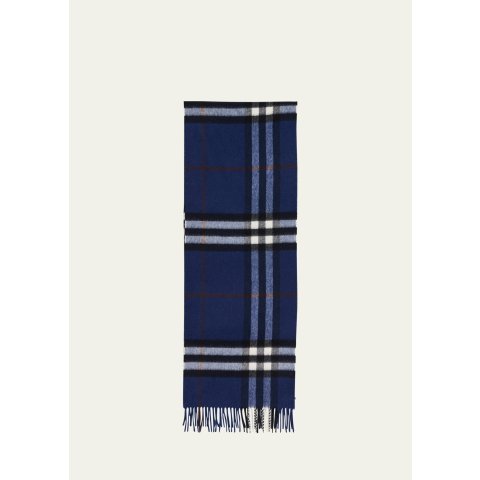 BurberryGet $50 Gift Card,Spend$1000 Get $300 Gift CardMen s Cashmere Check Scarf