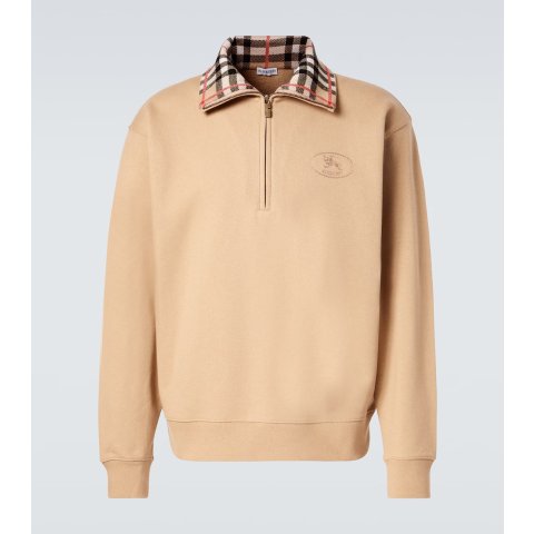 BurberryHalf-Zip Cotton Sweatshirt