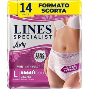 4件额外95折！€0.73/片Lines 安睡裤 L码 14片