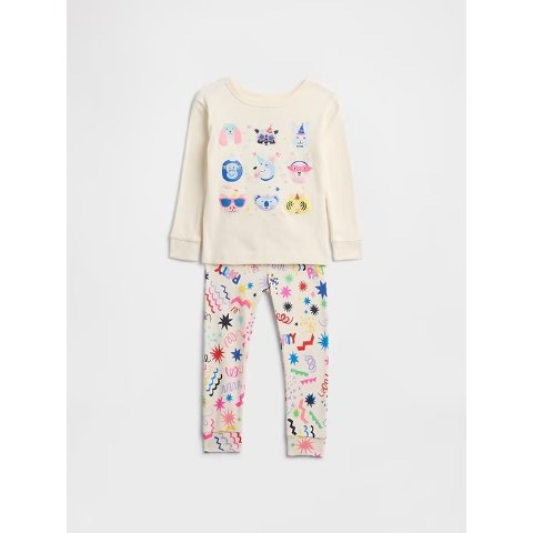 GapbabyGap Organic Cotton Animal PJ Set
