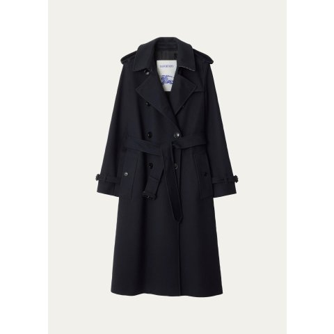 BurberryGet $900 Gift Card,Spend$5000 Get $1500 Gift Card Kensington Cashmere Wool Trench Coat