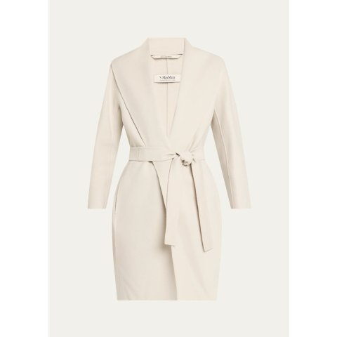 Max MaraGet $300 Gift Card,Spend$2000 Get $600 Gift CardMessi Tie-Waist Wool Wrap Coat