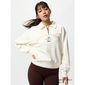 Uniqlo泡泡玛特半拉链卫衣 IT码