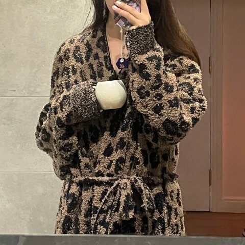 Knit 男女浴袍@林别卓