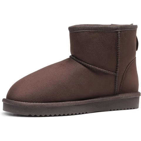 Dream Pairs FuzzyClassic 女士冬靴 保暖低帮