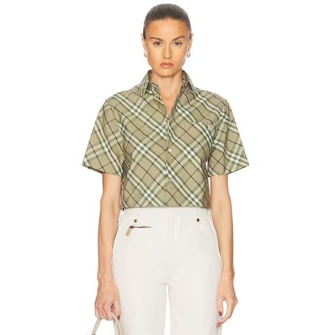 BurberryButton Up Top