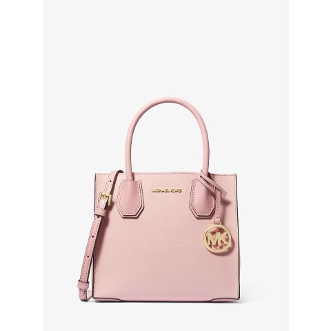 Michael KorsMercer Two-Tone Pebbled Leather Crossbody Bag
