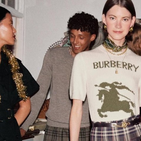 BurberryEKD Short Sleeved Knit Jumper