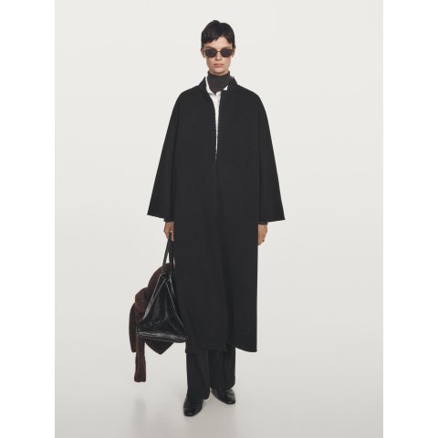 Massimo DuttiLanger 长款大衣 