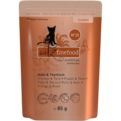 catz finefood 25 鸡thunfish猫湿粮 16包