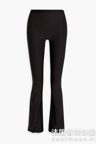 Alexander Wang超显身材亚历山大王 Stretch Bootcut 弹力裤