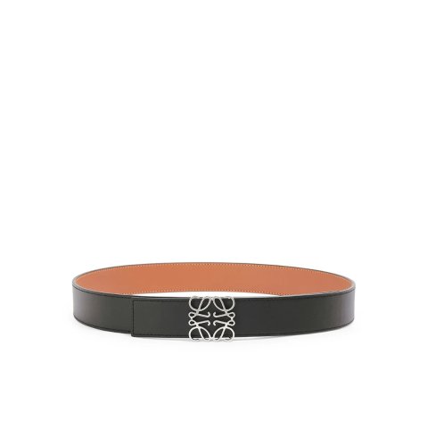 光滑小牛皮双面腰带