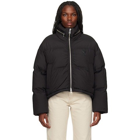Ami ParisAmi de Coeur Black Down Jacket