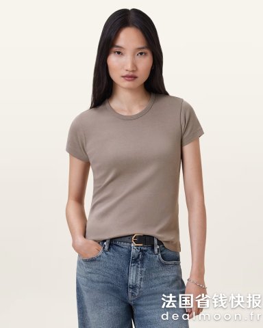 AllSaintsStevie 短袖T恤 修身款