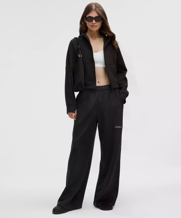 Plush Velour 中腰长裤