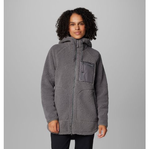 Columbia女款后抓绒连帽外套