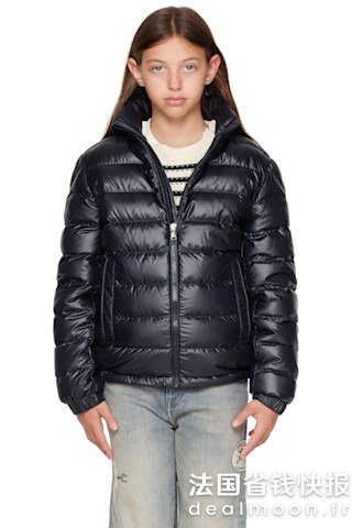 Moncler14Y还有货！164cm可穿大童款羽绒连帽外套