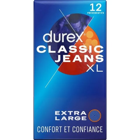 CLASSIC JEANS XL 超大号安全套 12只