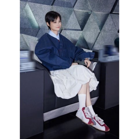 Miu MiuBicolor Nappa Leather Sneakers