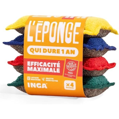 INGA 可重复洗涤海绵 4只装