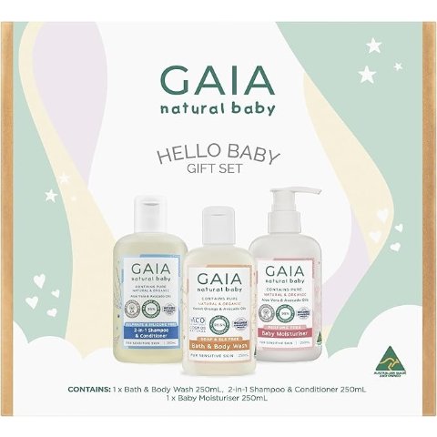 Gaia Natural Baby 新生儿礼盒 3件套
