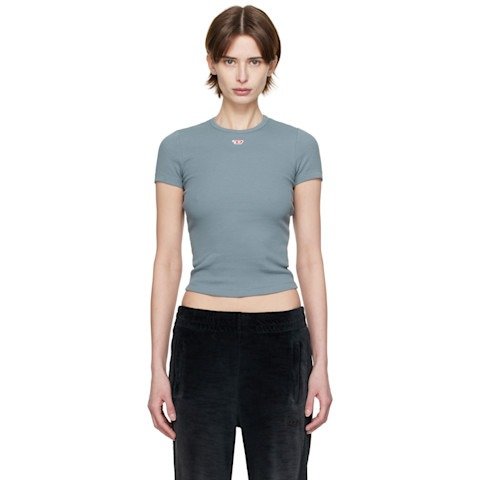 Diesel T-Ele-Long-D 蓝色T恤