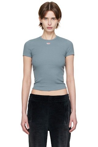 Diesel T-Ele-Long-D 蓝色T恤