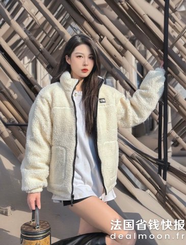 The North Face超暖和！相似款@甜橙小萌趣Extreme Pile 全拉链抓绒上衣