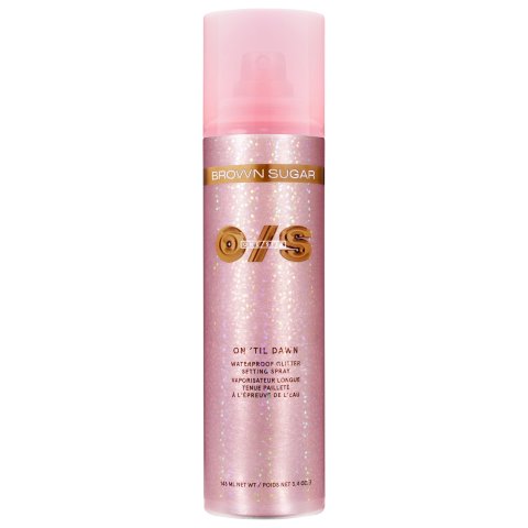 SephoraOn  Til Dawn Waterproof Glitter Setting Spray Bronze