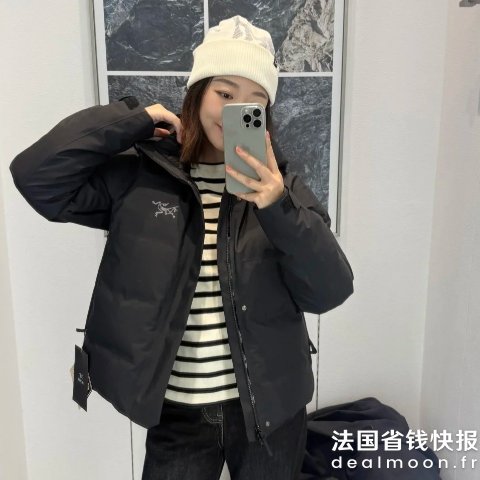 Arc teryx经典黑色 @是海鸥_ooskiAndessa 女款羽绒服