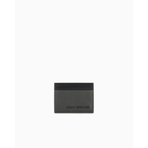 Armani Exchange Two-Tone Card Holder with Logo