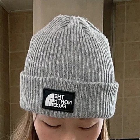 TNF Logo 毛线帽@蜜桃Sunny
