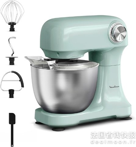 Moulinex史低闪促！随时调！！厨师机 紧凑型