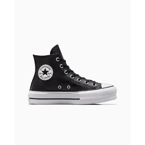 Converse All Star 厚底皮革款