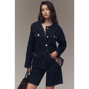 MaeveOversized Denim Jacket