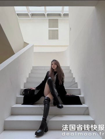 ECCO相似款高筒靴！巨显瘦 @樹火ECCO Vienna 女士高筒纺织靴