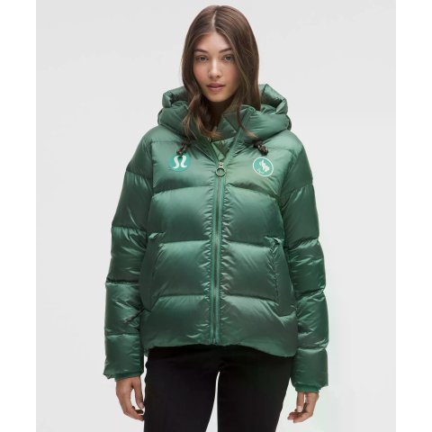 Lululemon Wunder Puff亮泽大码外套 女