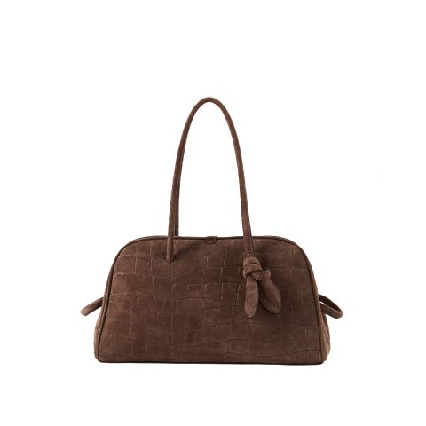 Jacquemus鳄鱼纹保龄球包 