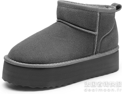 DREAM PAIRS FuzzyClassic 女士雪地靴 保暖厚底