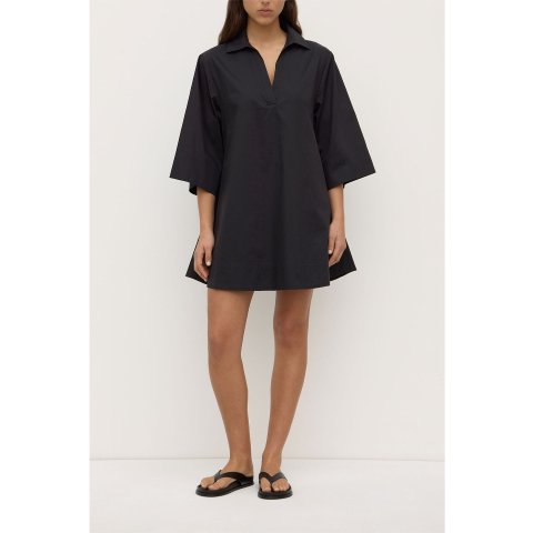 Claire Mini 黑色衬衫裙