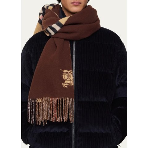 BurberryGet $300 Gift Card,Spend$2000 Get $600 Gift CardEKD Check Reversible Cashmere Scarf