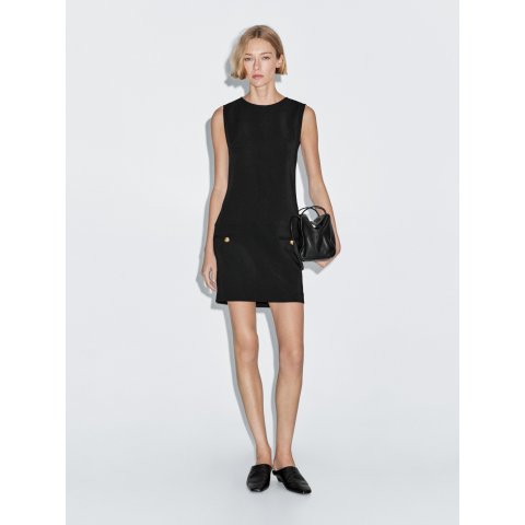 Massimo Dutti小香风连衣裙