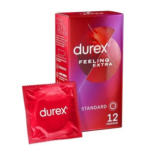 durexFEELING EXTRA 薄型安全套 12只装
